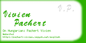 vivien pachert business card